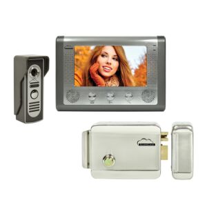 SilverCloud House 715 -videopuhelinsarja, jossa on 7 tuuman LCD-näyttö ja SilverCloud YL500 sähkömagneettinen Yala