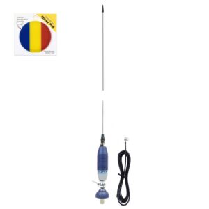 Sirio SUPER 9 CB-antennipaketti perhosella, pituus 155 cm ja tarralappu mukana