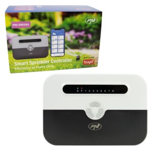 Älykäs kasteluohjelmoija PNI SWI280, Wi-Fi, 8 alueelle, ohjaus Tuya Smartilla, yhteensopiva Amazon Ale