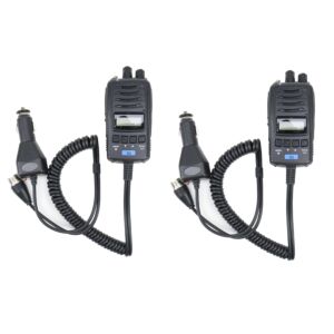Paketti 2bc TTi TCB-H100 Kannettava CB-radioasema, 12V/24V virtalähde, Roger Beep, Squelch
