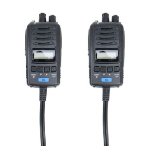 Paketti 2bc TTi TCB-H100 Kannettava CB-radioasema, 12V/24V virtalähde, Roger Beep, Squelch