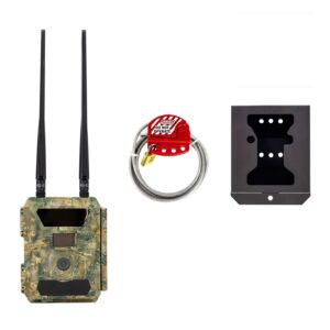 PNI Hunting 400C PRO 24MP Hunting Camera Kit sisältää kotelon ja turvahihnan